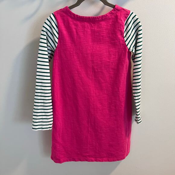 Mini Boden Pink Green and White Dress Size 11-12 Y - Picture 5 of 7